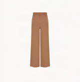 Wool lounge pants in camel.